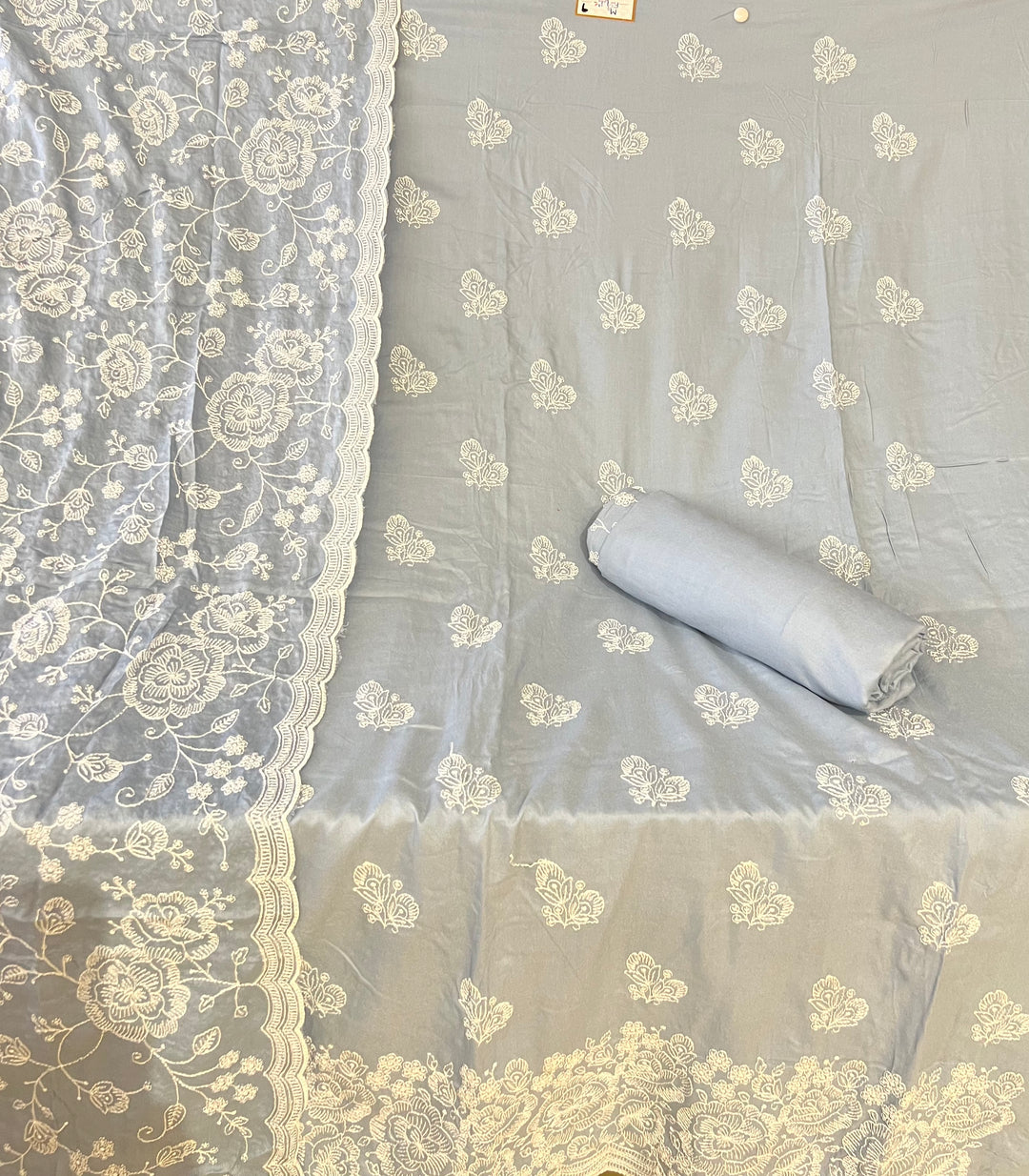 DESIGNER UNSTITCHED DRESS MATERIAL-MZE09
