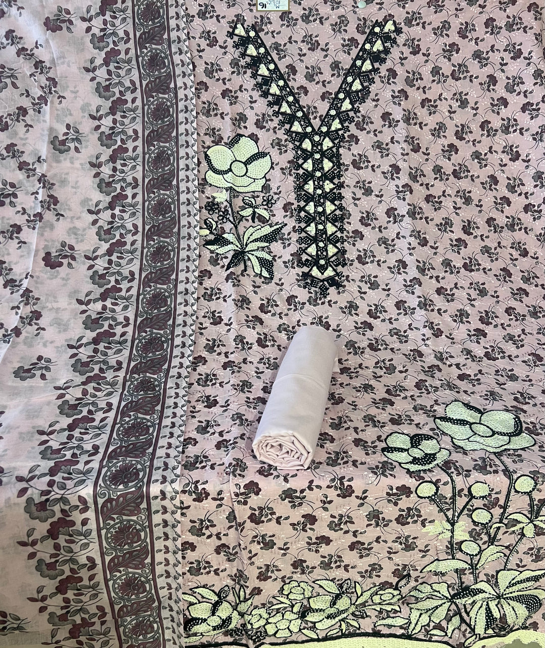DESIGNER UNSTITCHED DRESS MATERIAL-MZE16