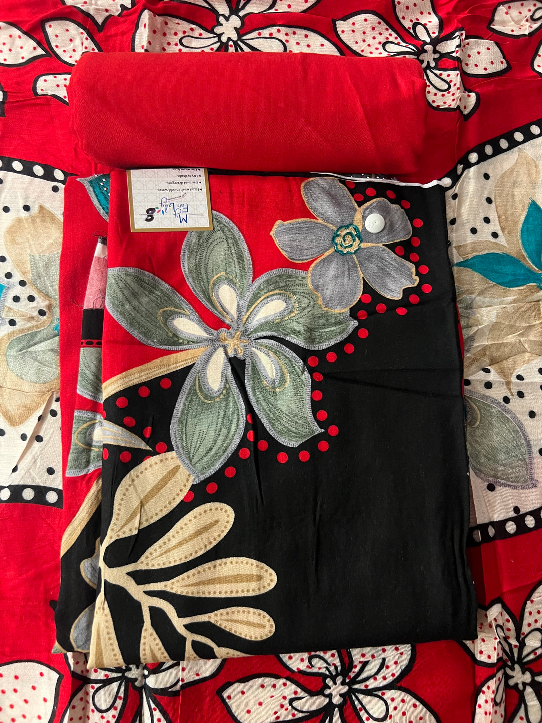 DESIGNER UNSTITCHED DRESS MATERIAL-MZE08