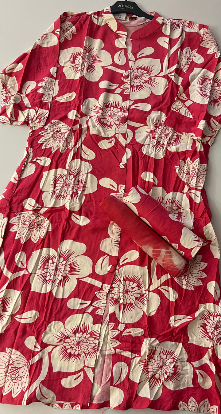 RAYON PRINTED COORD SET -IKMB02/3