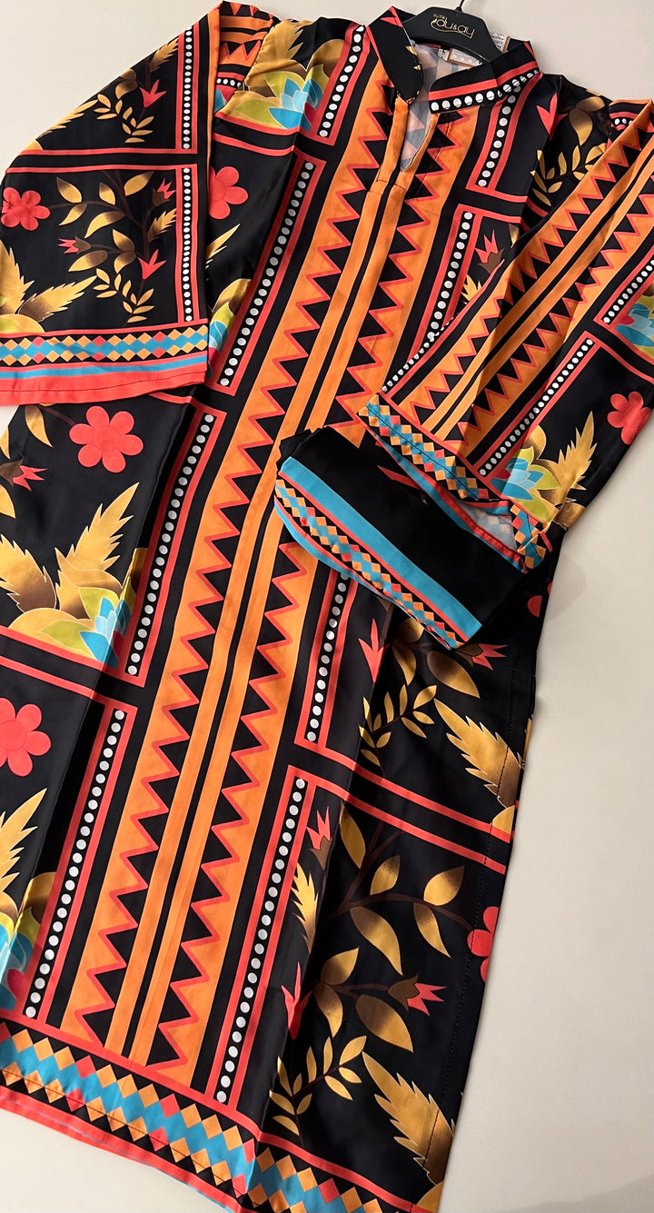 MUSLIEEN PRINTED COORD SET -IKBN04/6