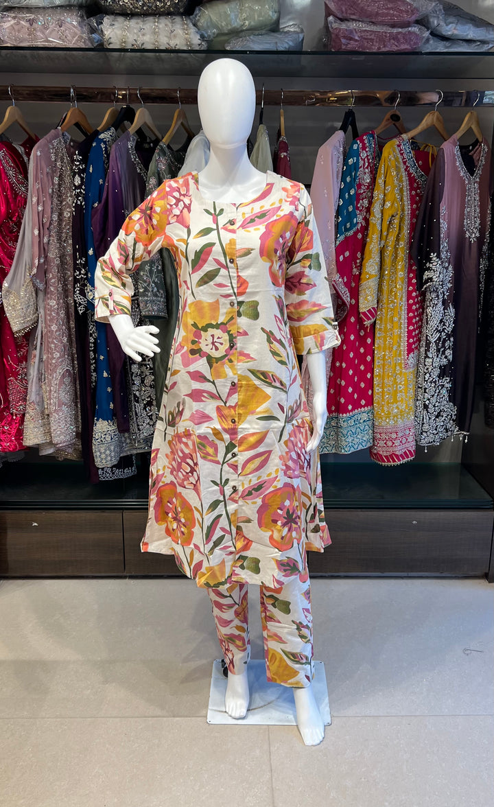 RAYAN  PRINTED COORD SET -IKMB03/9