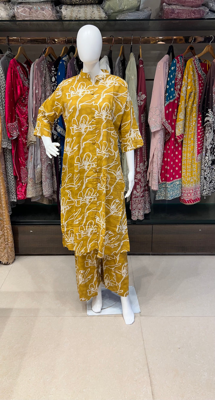 RAYON PRINTED COORD SET -IKAG02