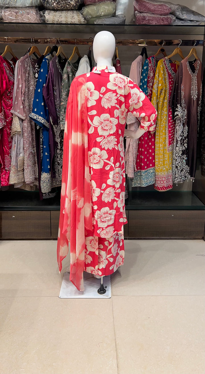 RAYON PRINTED COORD SET -IKMB02/3