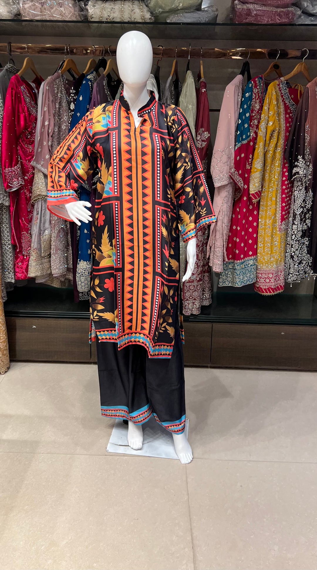 MUSLIEEN PRINTED COORD SET -IKBN04/6