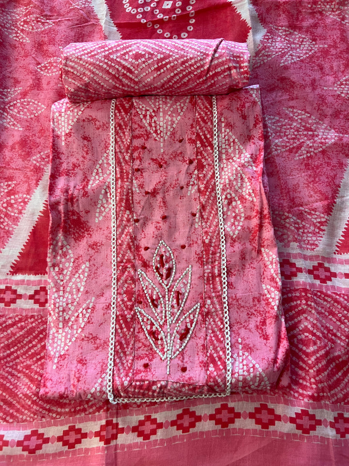 DESIGNER UNSTITCHED DRESS MATERIAL - BTMF34