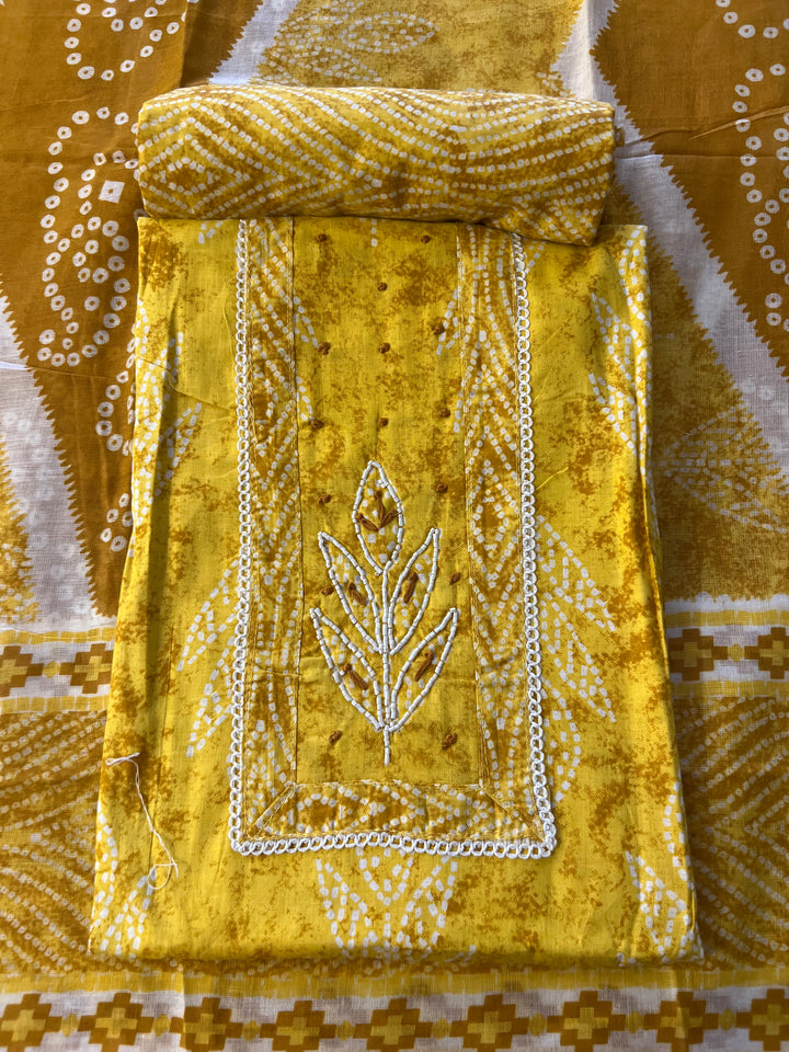 DESIGNER UNSTITCHED DRESS MATERIAL - BTMF34