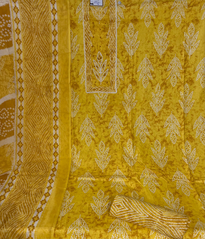 DESIGNER UNSTITCHED DRESS MATERIAL - BTMF34