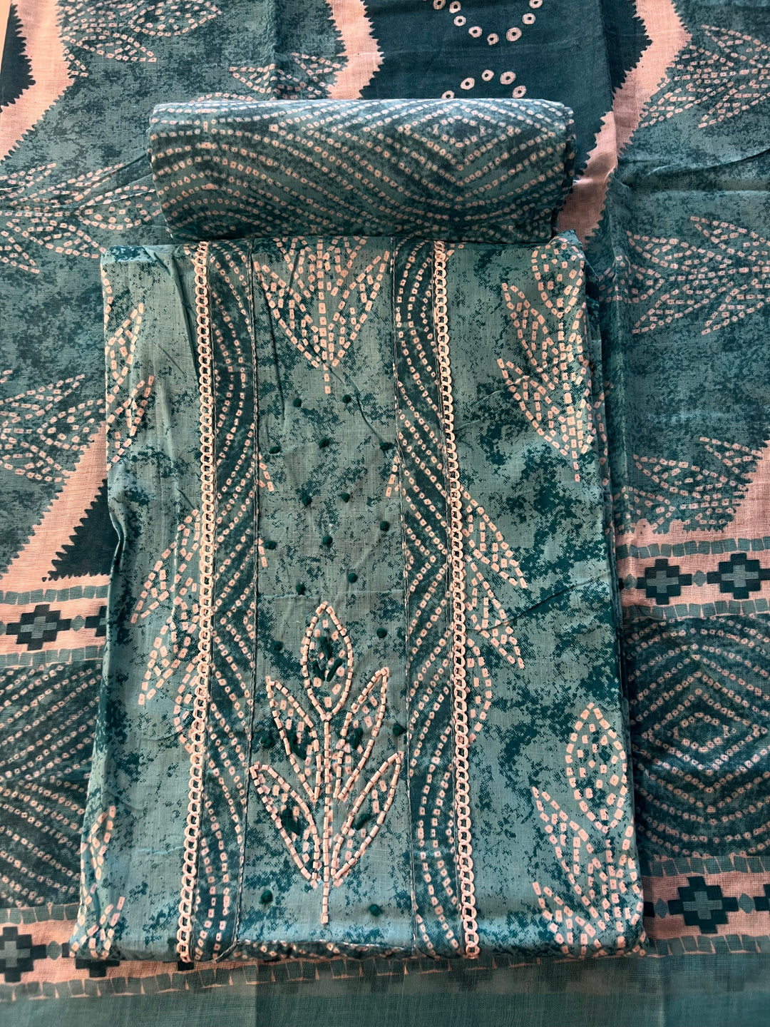 DESIGNER UNSTITCHED DRESS MATERIAL - BTMF34