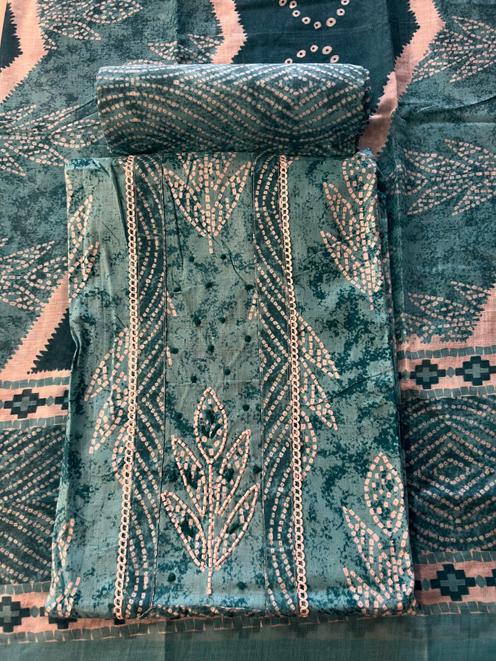 DESIGNER UNSTITCHED DRESS MATERIAL - BTMF34