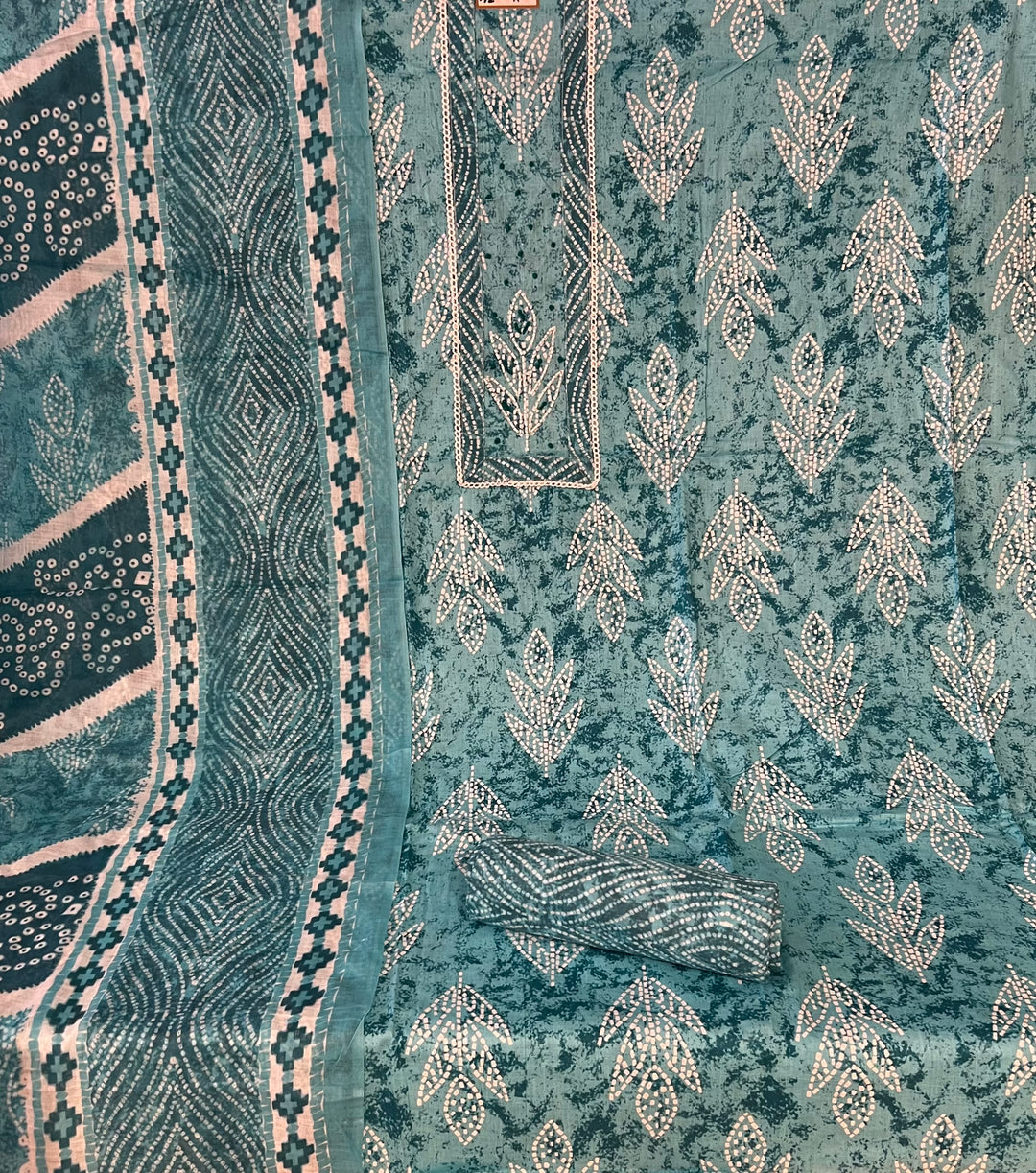 DESIGNER UNSTITCHED DRESS MATERIAL - BTMF34