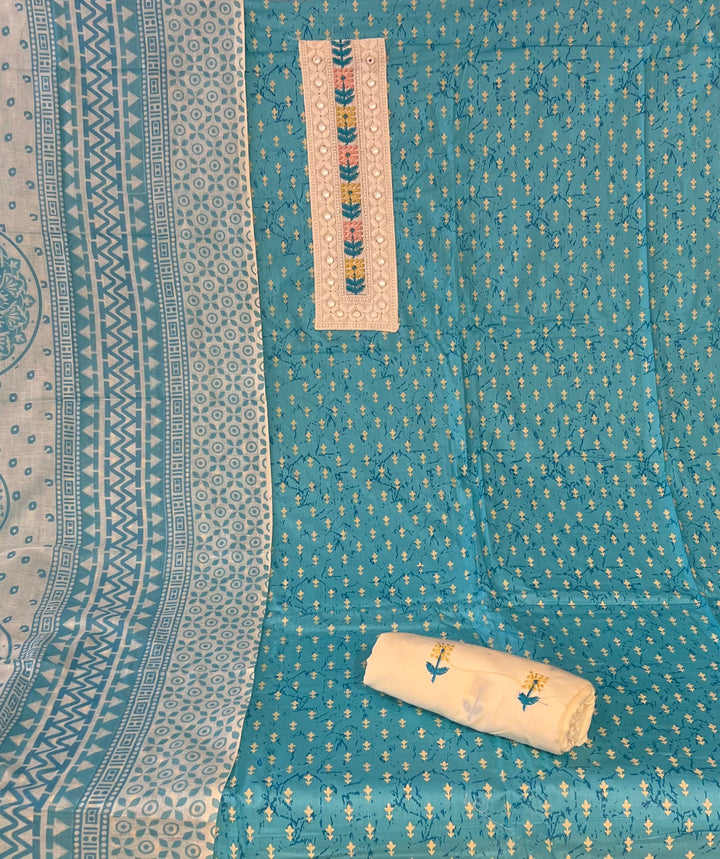 DESIGNER UNSTITCHED DRESS MATERIAL - BTMF34