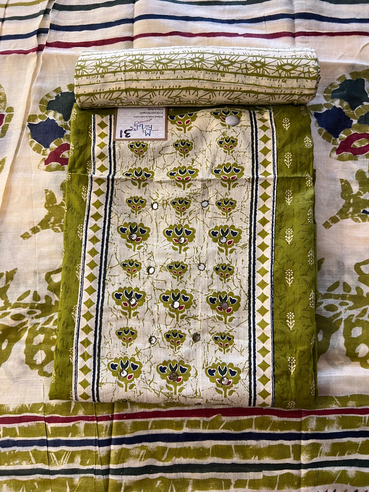 DESIGNER UNSTITCHED DRESS MATERIAL - BTMF31