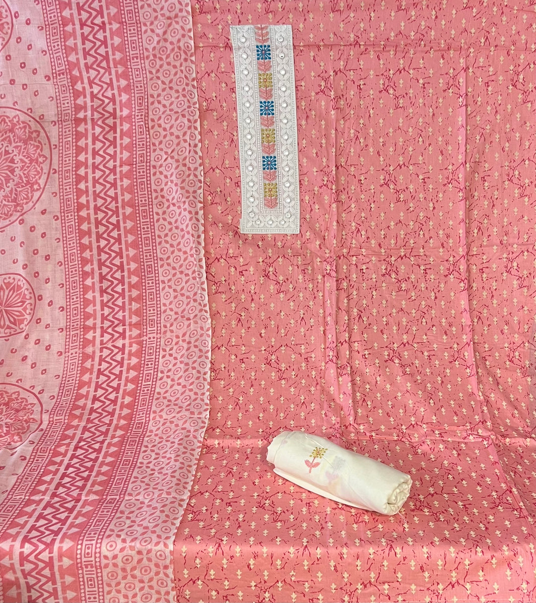 DESIGNER UNSTITCHED DRESS MATERIAL - BTMF34