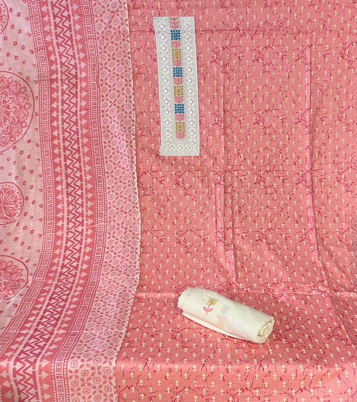 DESIGNER UNSTITCHED DRESS MATERIAL - BTMF34