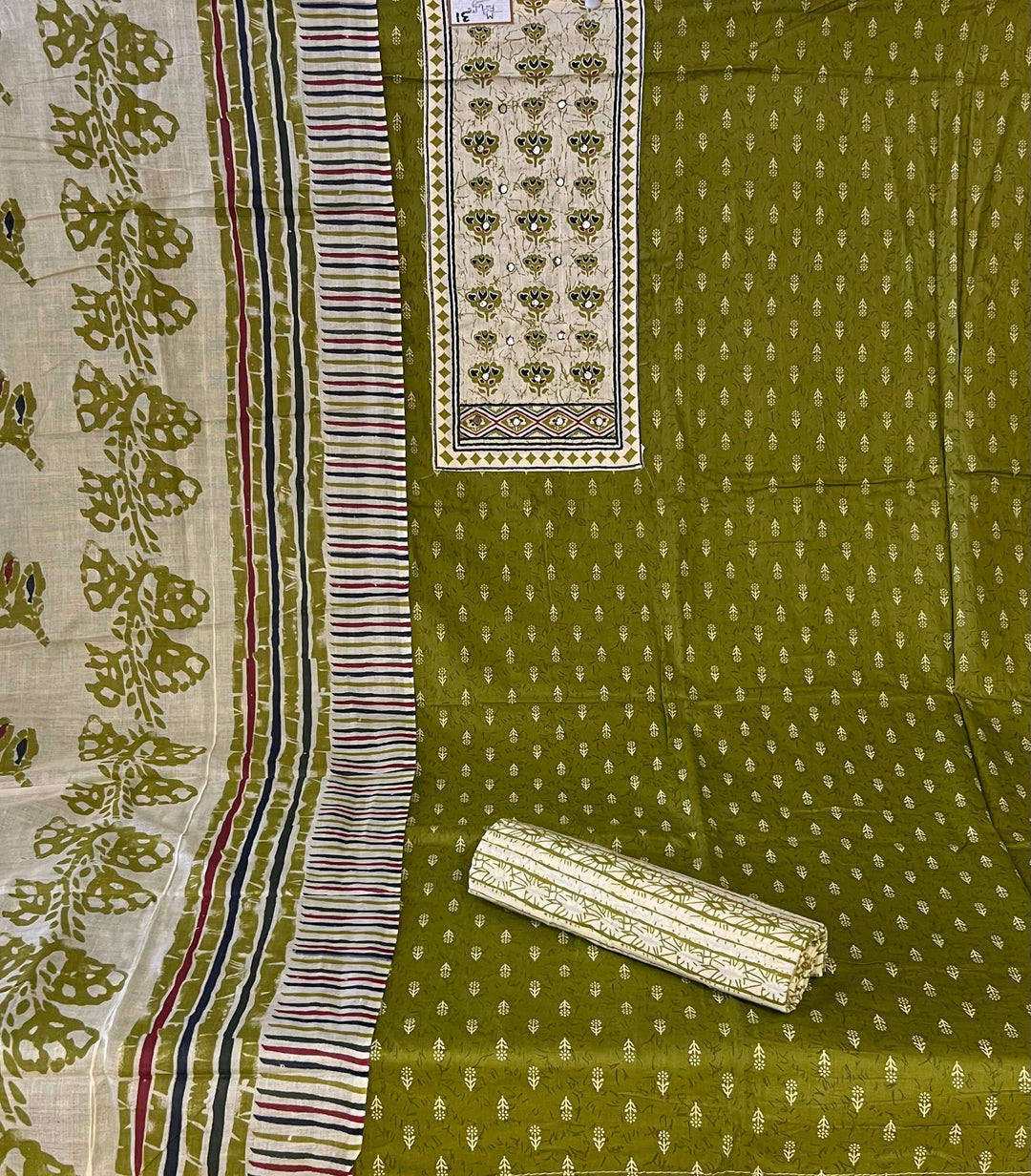 DESIGNER UNSTITCHED DRESS MATERIAL - BTMF31