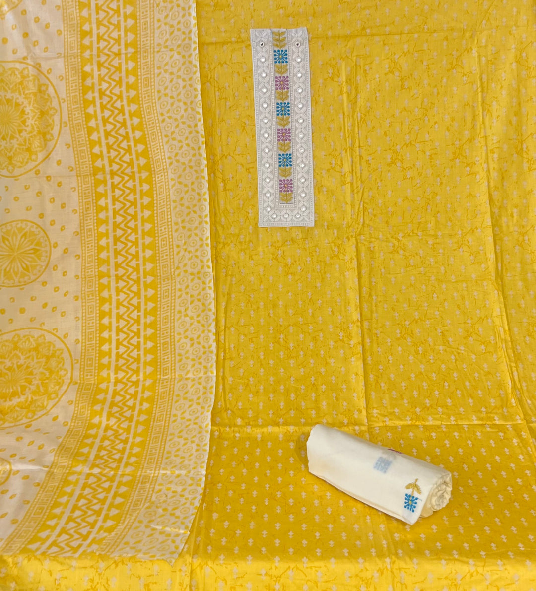 DESIGNER UNSTITCHED DRESS MATERIAL - BTMF34