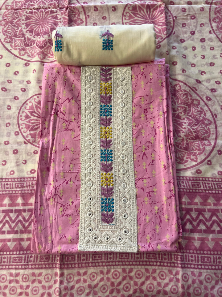 DESIGNER UNSTITCHED DRESS MATERIAL - BTMF34