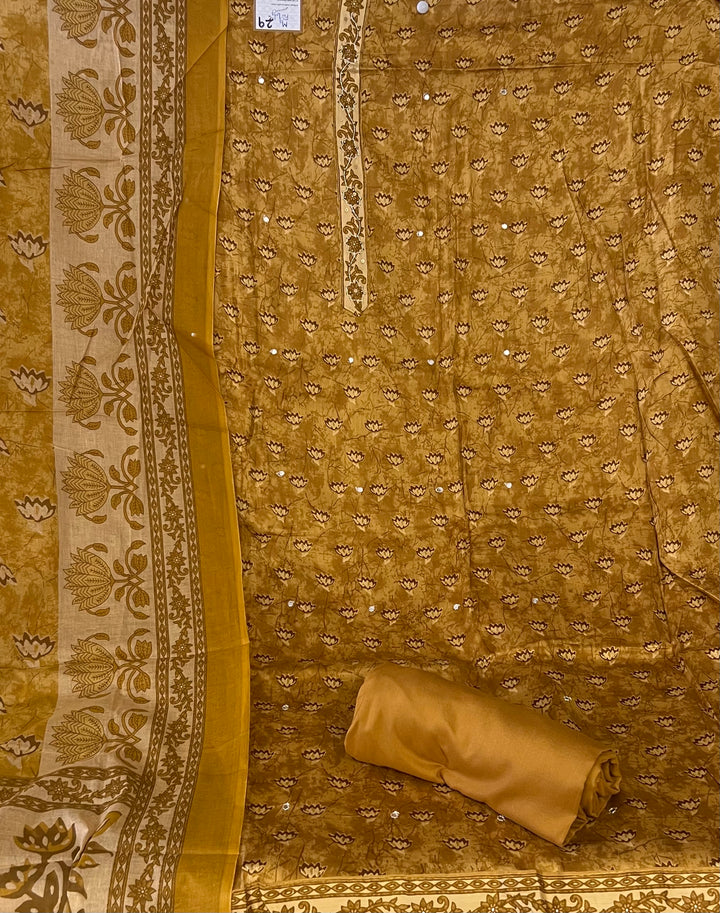 DESIGNER UNSTITCHED DRESS MATERIAL - BTMF29