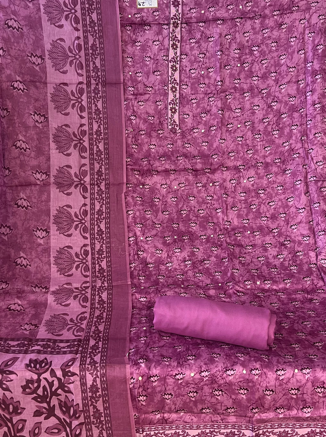 DESIGNER UNSTITCHED DRESS MATERIAL - BTMF29