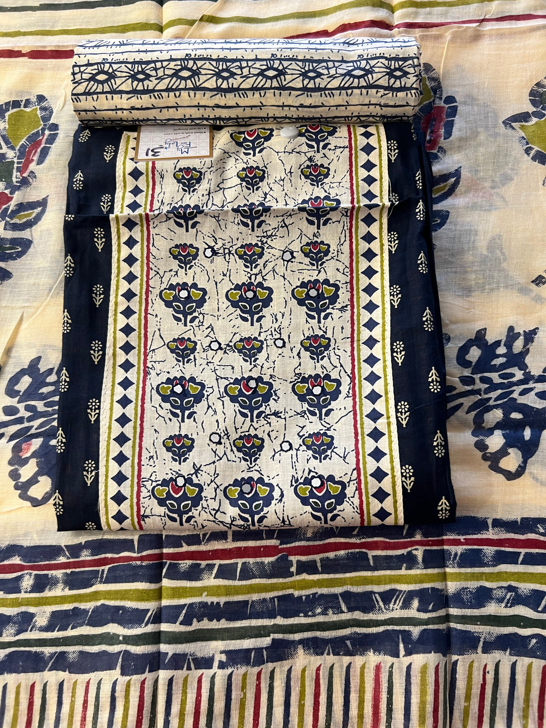 DESIGNER UNSTITCHED DRESS MATERIAL - BTMF31