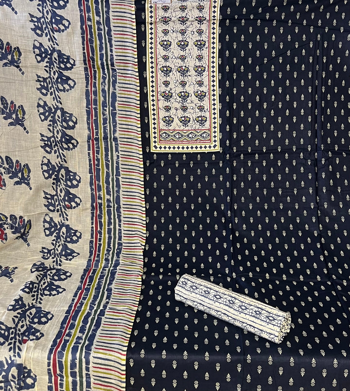 DESIGNER UNSTITCHED DRESS MATERIAL - BTMF31