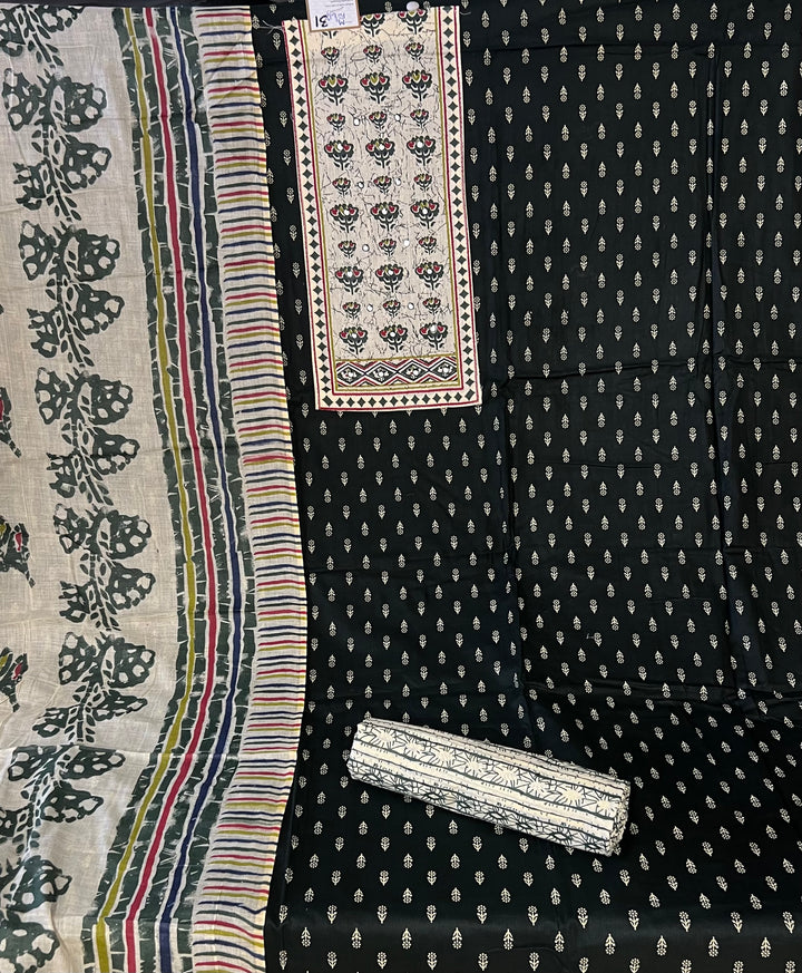 DESIGNER UNSTITCHED DRESS MATERIAL - BTMF31