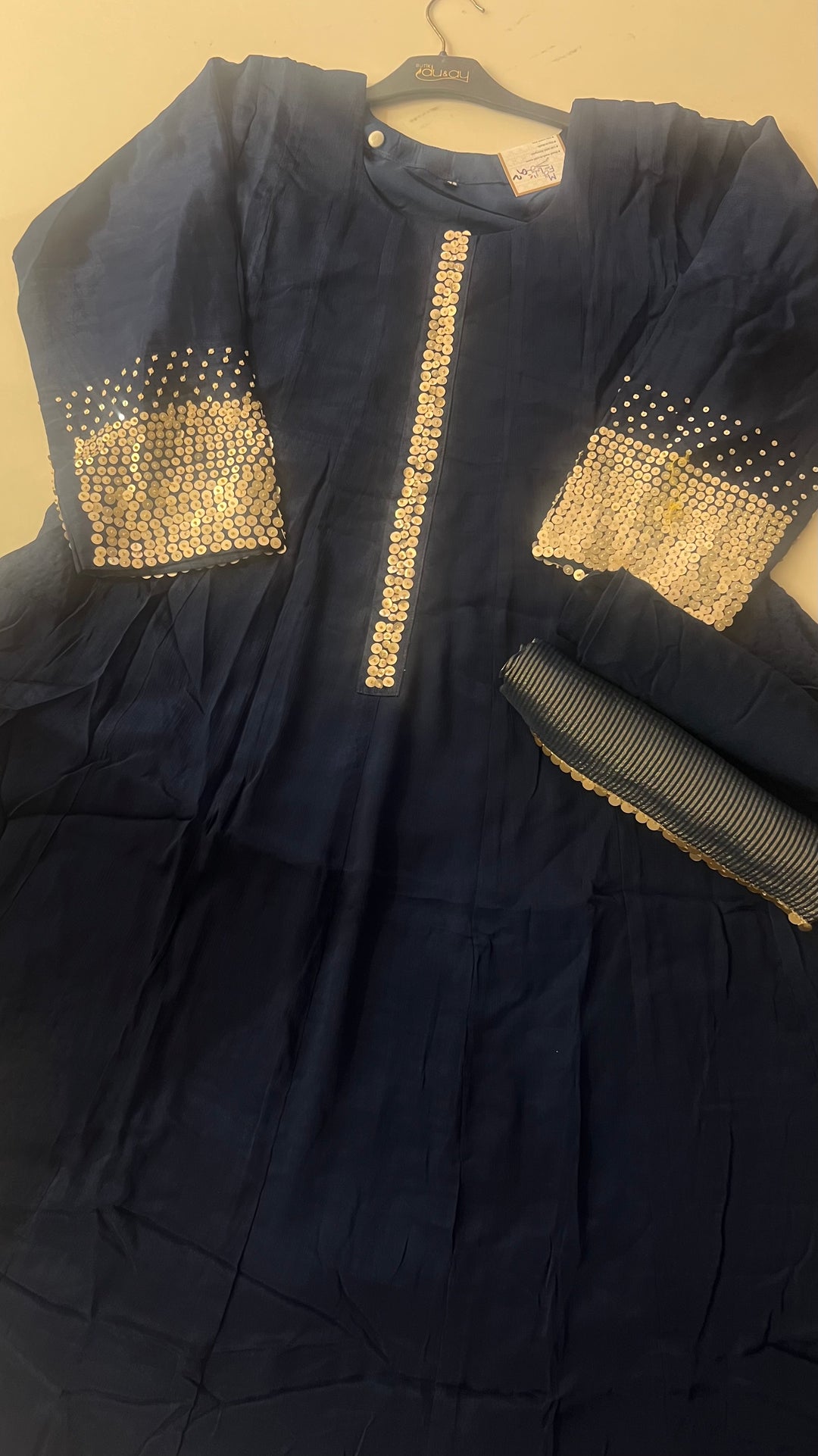 ANARKALI SEQUENCE WORK DESIGNER SUIT - BTA092