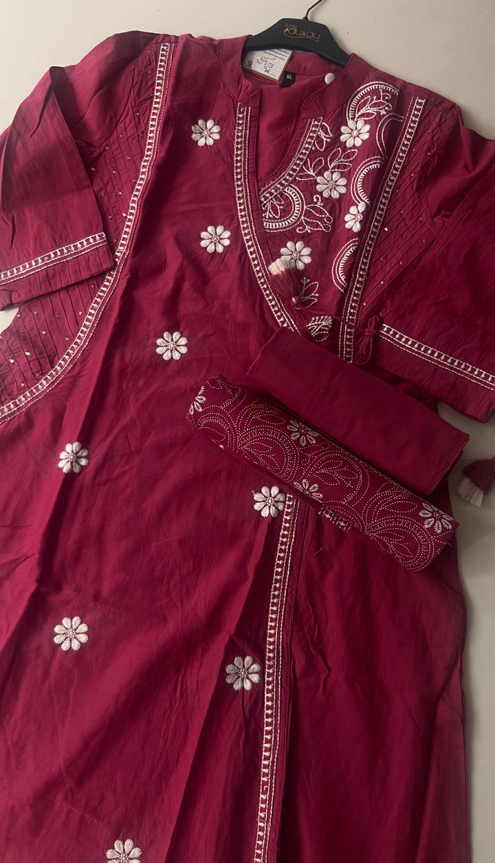 ANGRAKHA THREAD WORK DESIGNER SUIT - BTA081/01