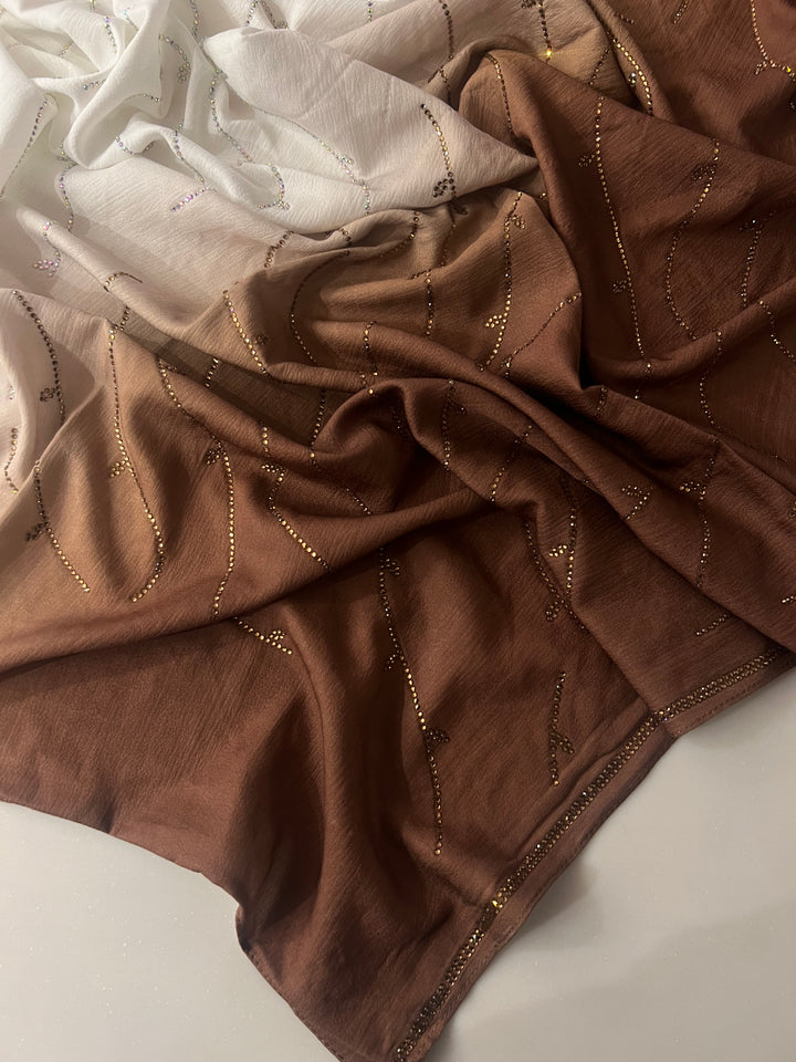 TMC FANCY STONE SCARFS (GEORGETTE FABRIC) - BJ001