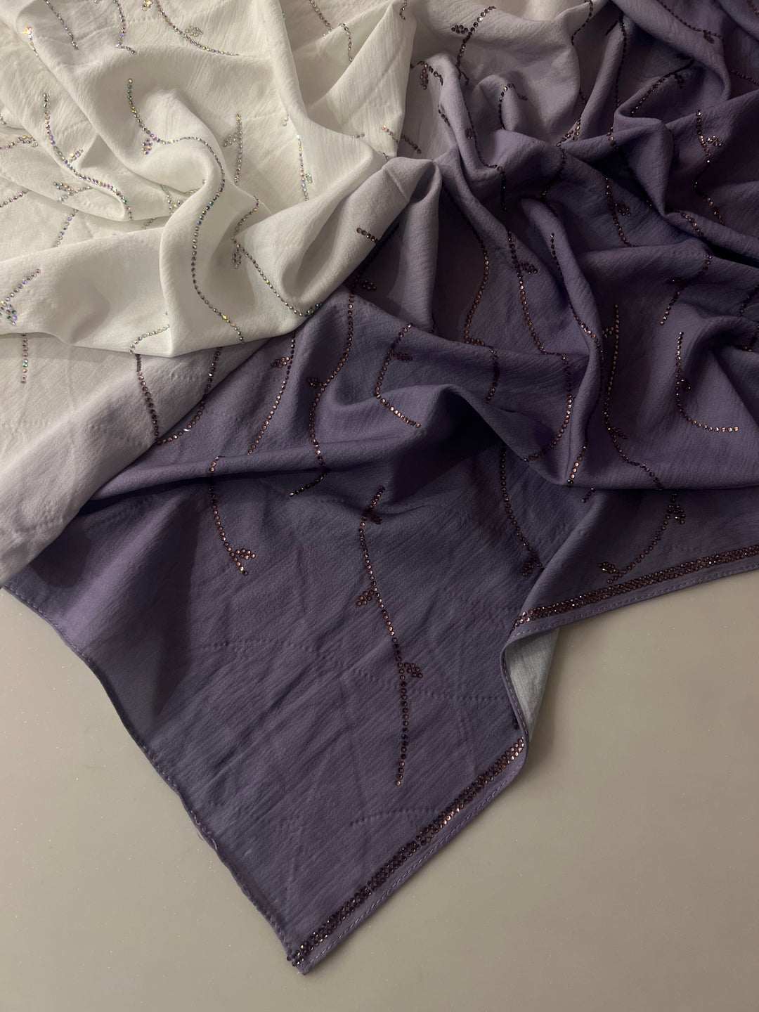 TMC FANCY STONE SCARFS (GEORGETTE FABRIC) - BJ001