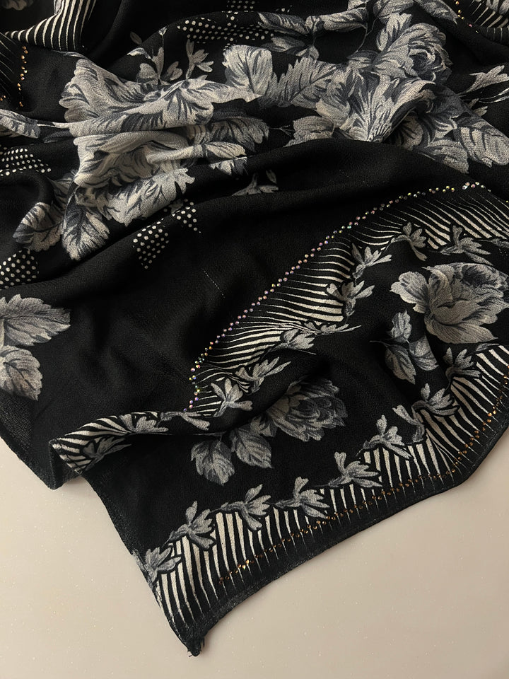 TAMANNAH TMC STONE PRINTED NEW SCARFS (SOFT COTTON FABRIC) - BJ007