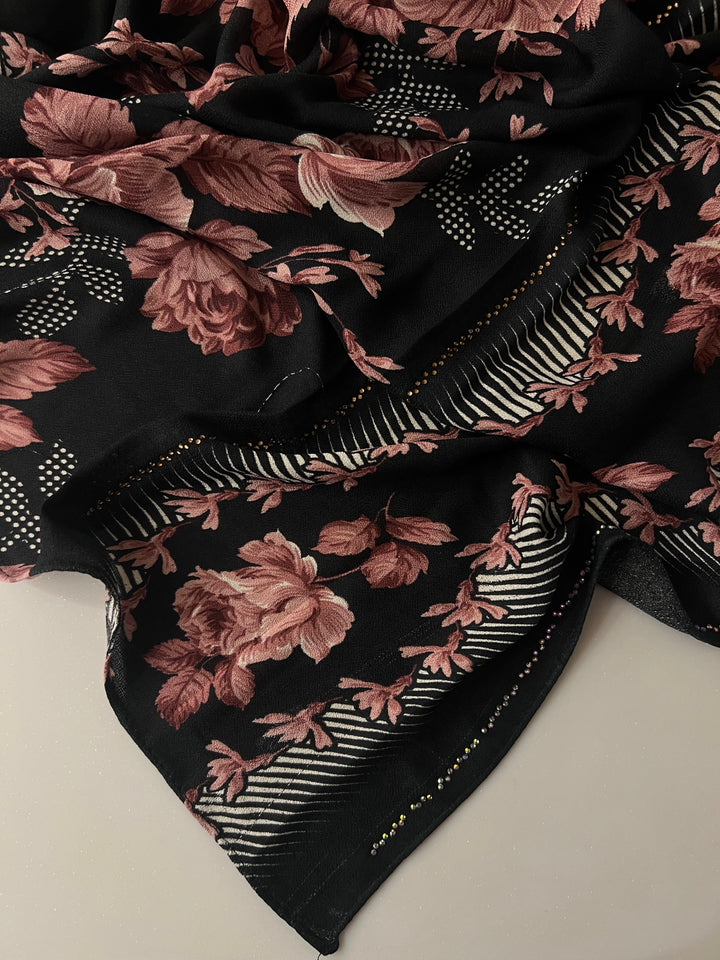 TAMANNAH TMC STONE PRINTED NEW SCARFS (SOFT COTTON FABRIC) - BJ007