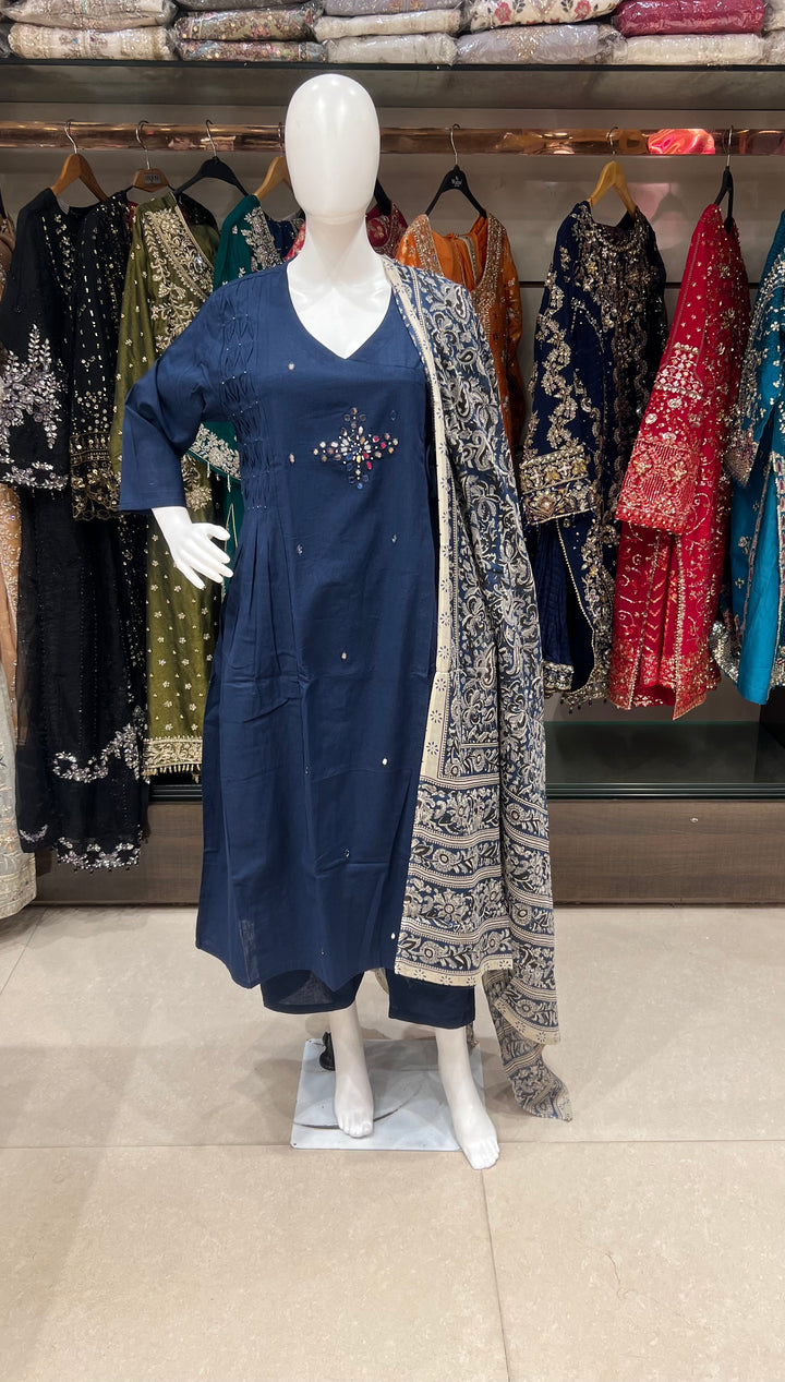 ANGRAKHA MIRROR WORK DESIGNER SUIT - BTA084