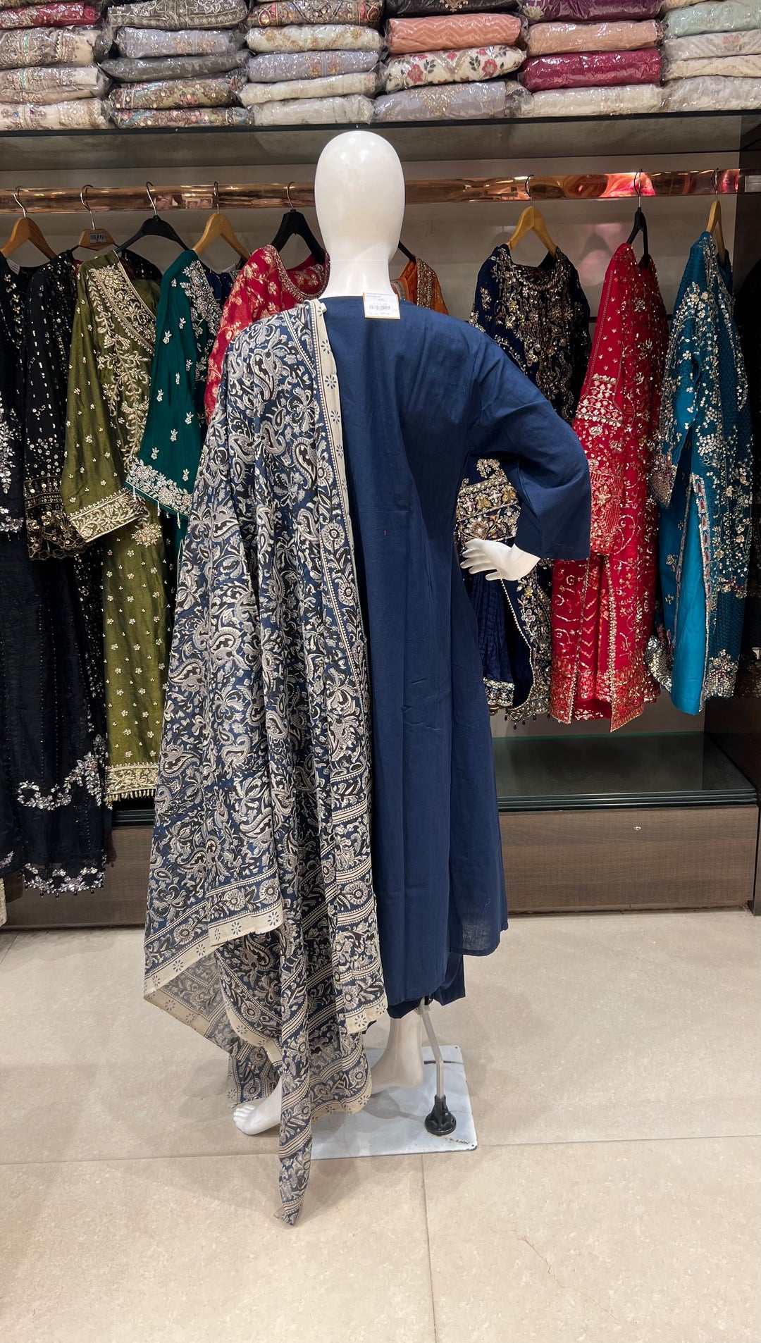 ANGRAKHA MIRROR WORK DESIGNER SUIT - BTA084
