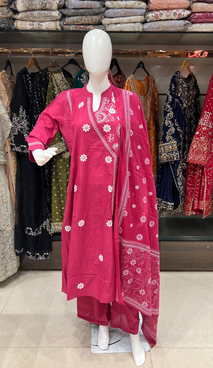 ANGRAKHA THREAD WORK DESIGNER SUIT - BTA081/01