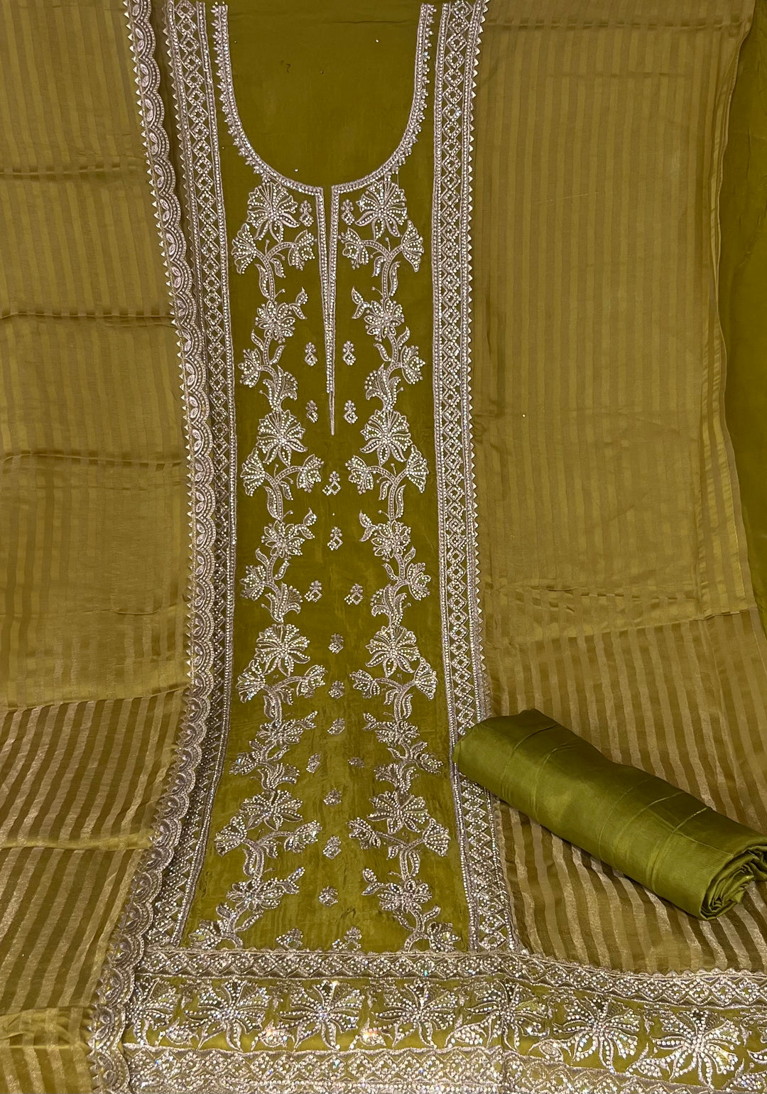 DESIGNER UNSTITCHED DRESS MATERIAL - BTZA03