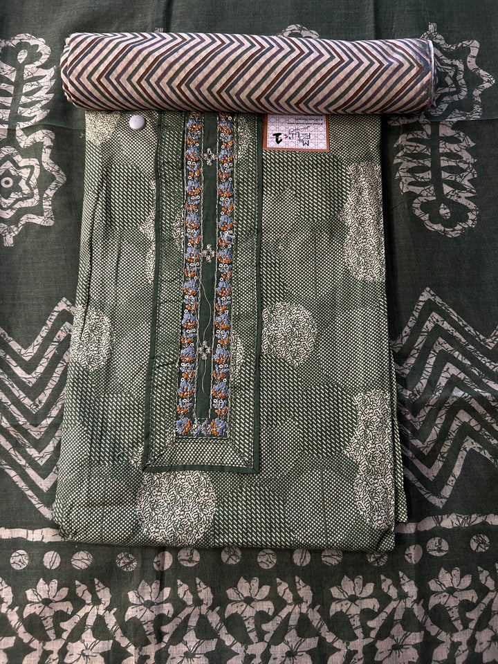 UNSTICHED DESIGNER SUIT - IKMC01/37