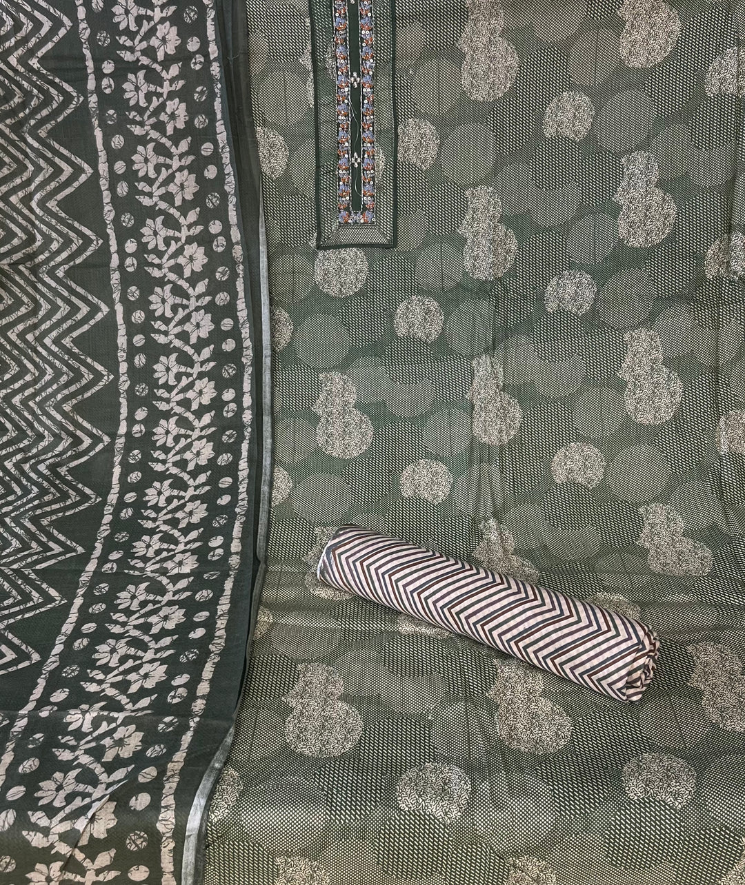 UNSTICHED DESIGNER SUIT - IKMC01/37