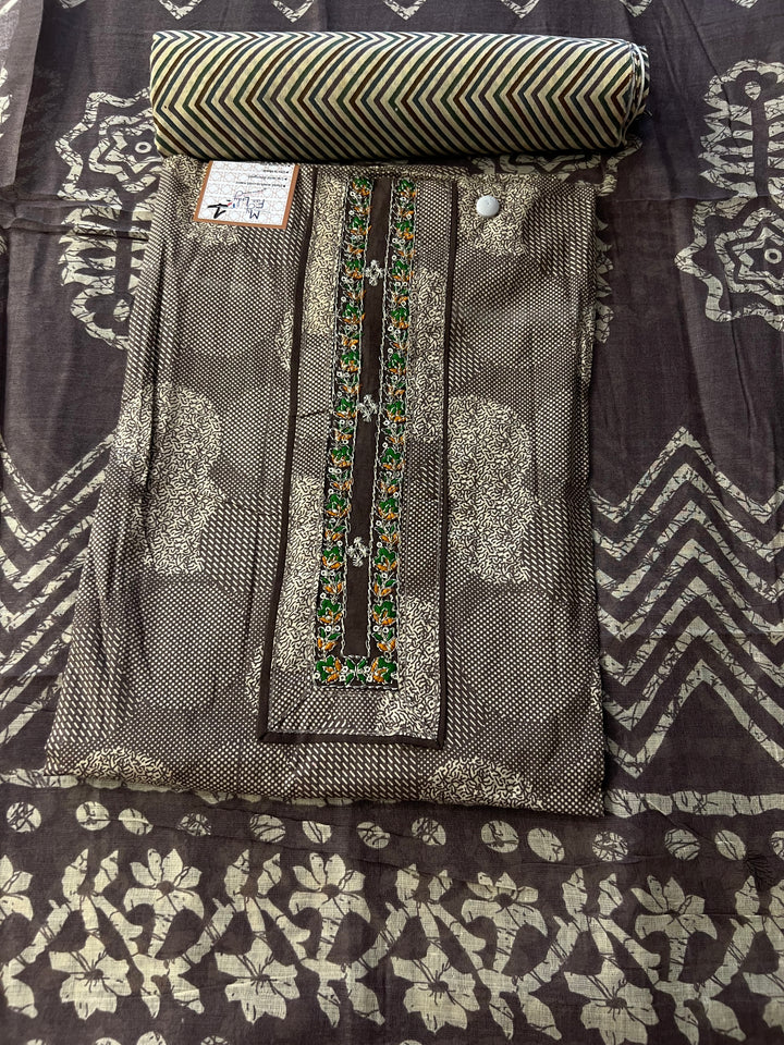 UNSTICHED DESIGNER SUIT - IKMC01/35