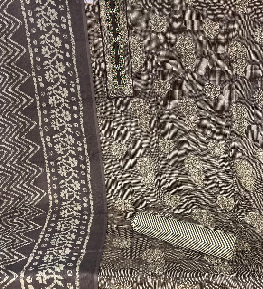 UNSTICHED DESIGNER SUIT - IKMC01/35