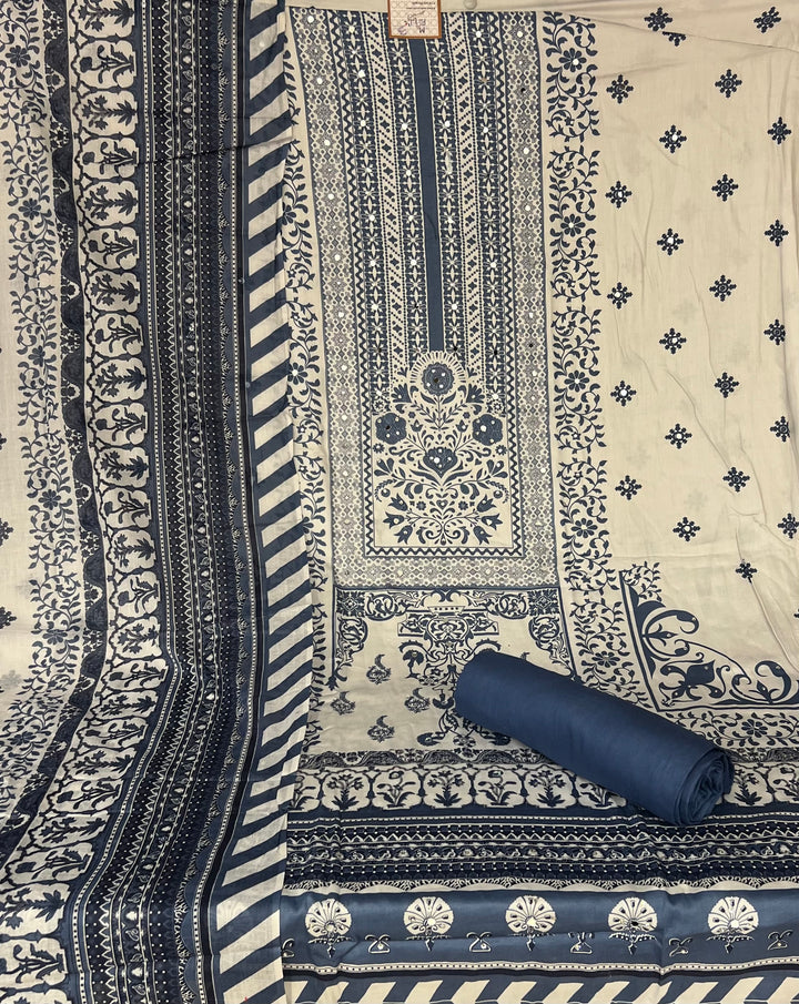 UNSTICHED DESIGNER SUIT - IKMC03/10