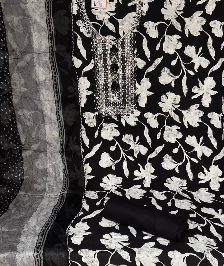 UNSTICHED DESIGNER SUIT - IKMC09/4