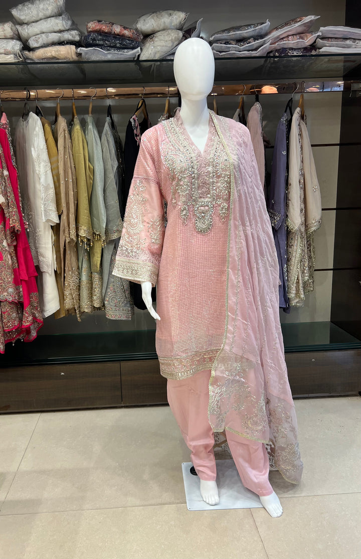 QAMAR ELITE FESTIVE DESIGNER ETHNIC SUIT -IKNF19