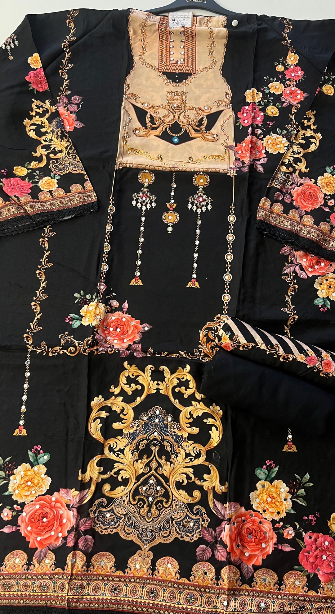 UNMSTITCHED  DESIGNER SUIT- IKBN06/12