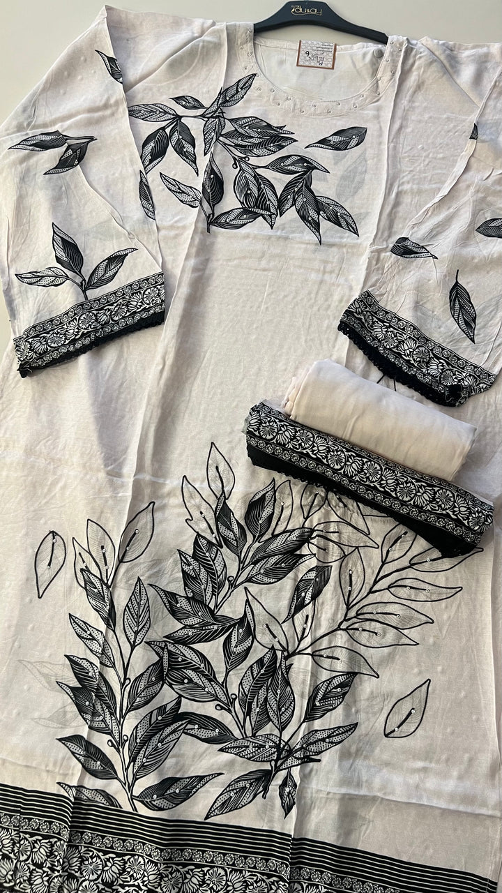 UNMSTITCHED  DESIGNER SUIT- IKBN06/10