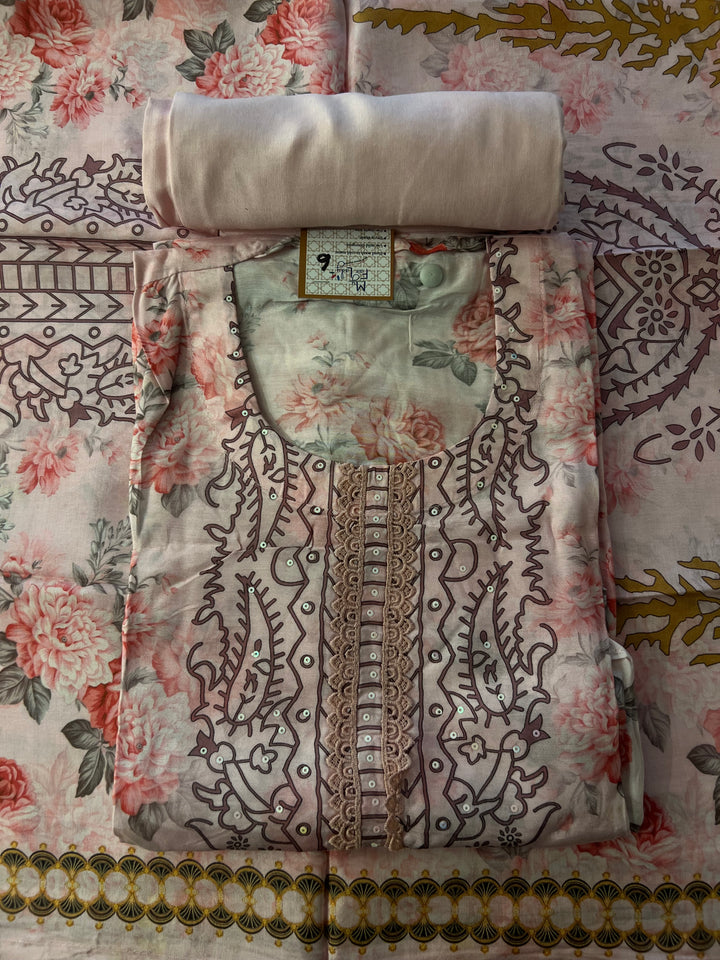 UNMSTITCHED  DESIGNER SUIT- IKBN06/22