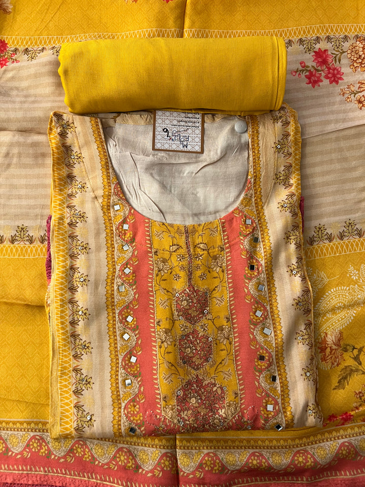 UNMSTITCHED  DESIGNER SUIT- IKBN06/27