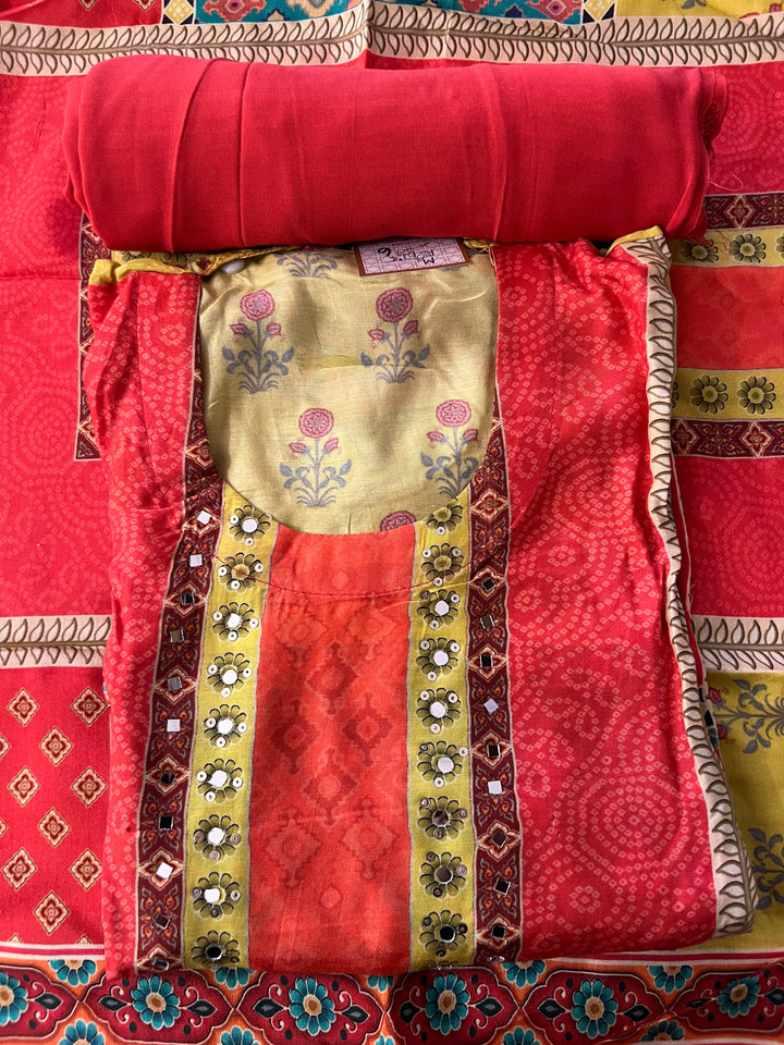 UNMSTITCHED  DESIGNER SUIT- IKBN06/3