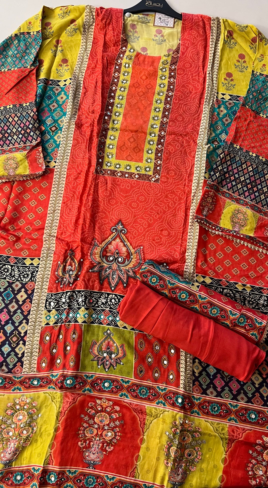 UNMSTITCHED  DESIGNER SUIT- IKBN06/3